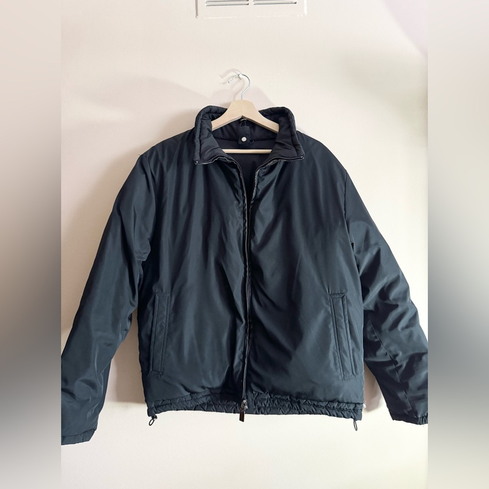One Madison black down jacket (women’s medium)